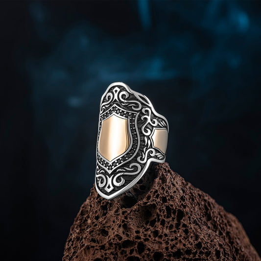 Kişiye Özel İsim Yazılı Zihgir Okçu Gümüş Yüzük