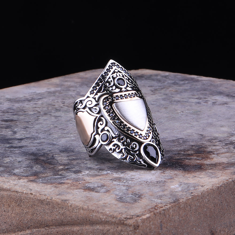 Yeni Tasarım Kişiye Özel İsim Harf Yazılı Ayarlanabilir Zihgir Yüzüğü