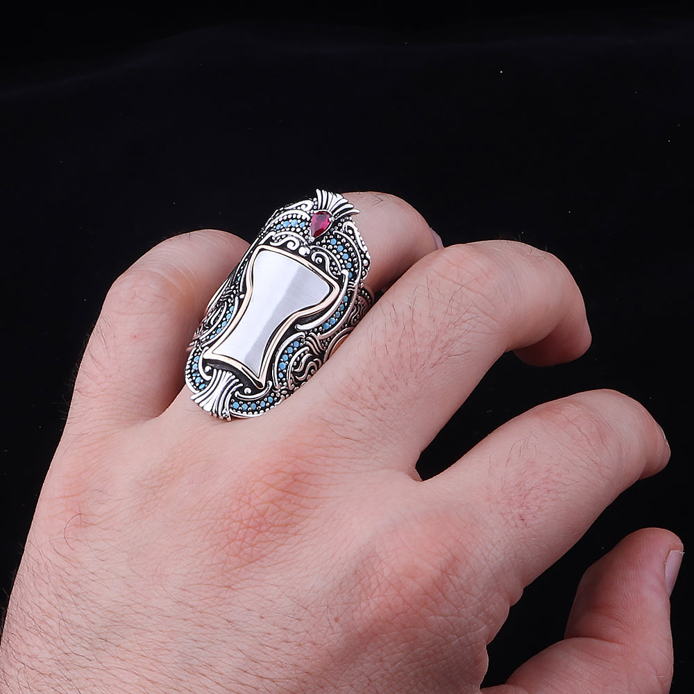 Yeni Model Kişiye Özel İsim Harf Yazılı Ayarlanabilir Zihgir Yüzüğü